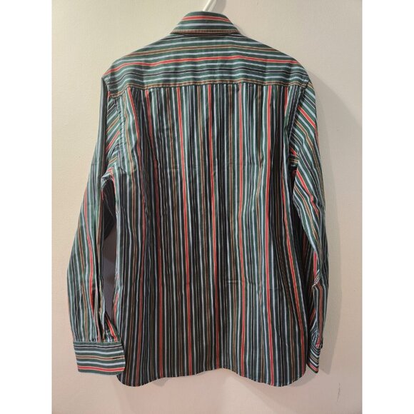 Paul And Shark Yachting Men Shirt Made In Italy Size 41 Long Sleeves Pre-Owned - Picture 4 of 8